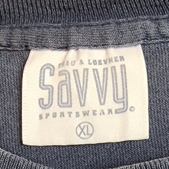 Vintage 90s Savvy Sportswear Loony Tunes Sylvester Daffy T-Shirt Mens XL - Picture 3 of 7